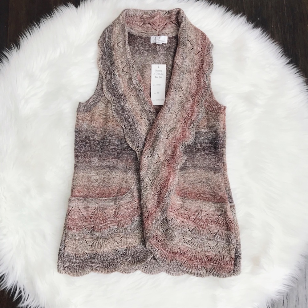 NWT Ponsesa Sweater Vest